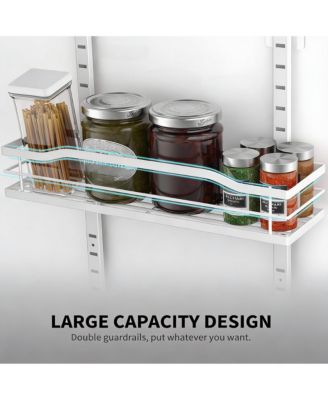 9-Tier Metal Over-the-Door Organizer for Kitchen, Bathroom, Laundry