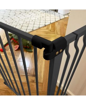 BalanceFrom Walk Thru Safety Gate, Fits 29.1-38.5" Openings, 36” Tall, Graphite