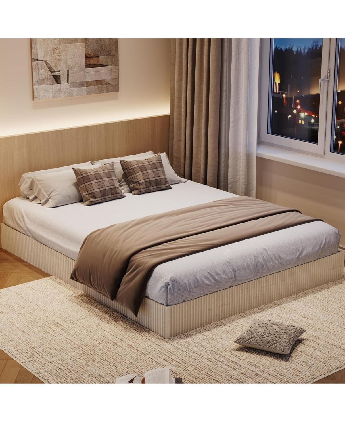 gaomon Wood Bed Frame