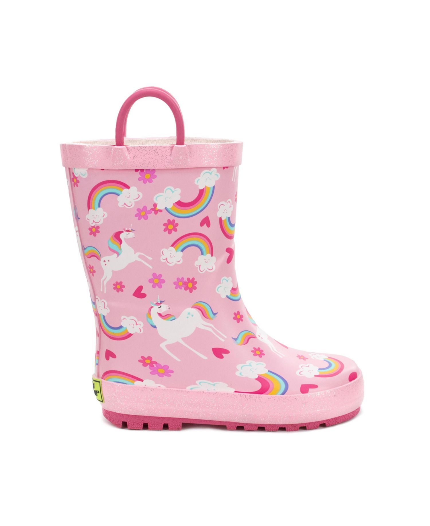 Big Girls Unicorn Fields Rain Boot