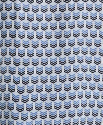 Men's Dobby Short-Sleeve Print Camp Collar Shirt