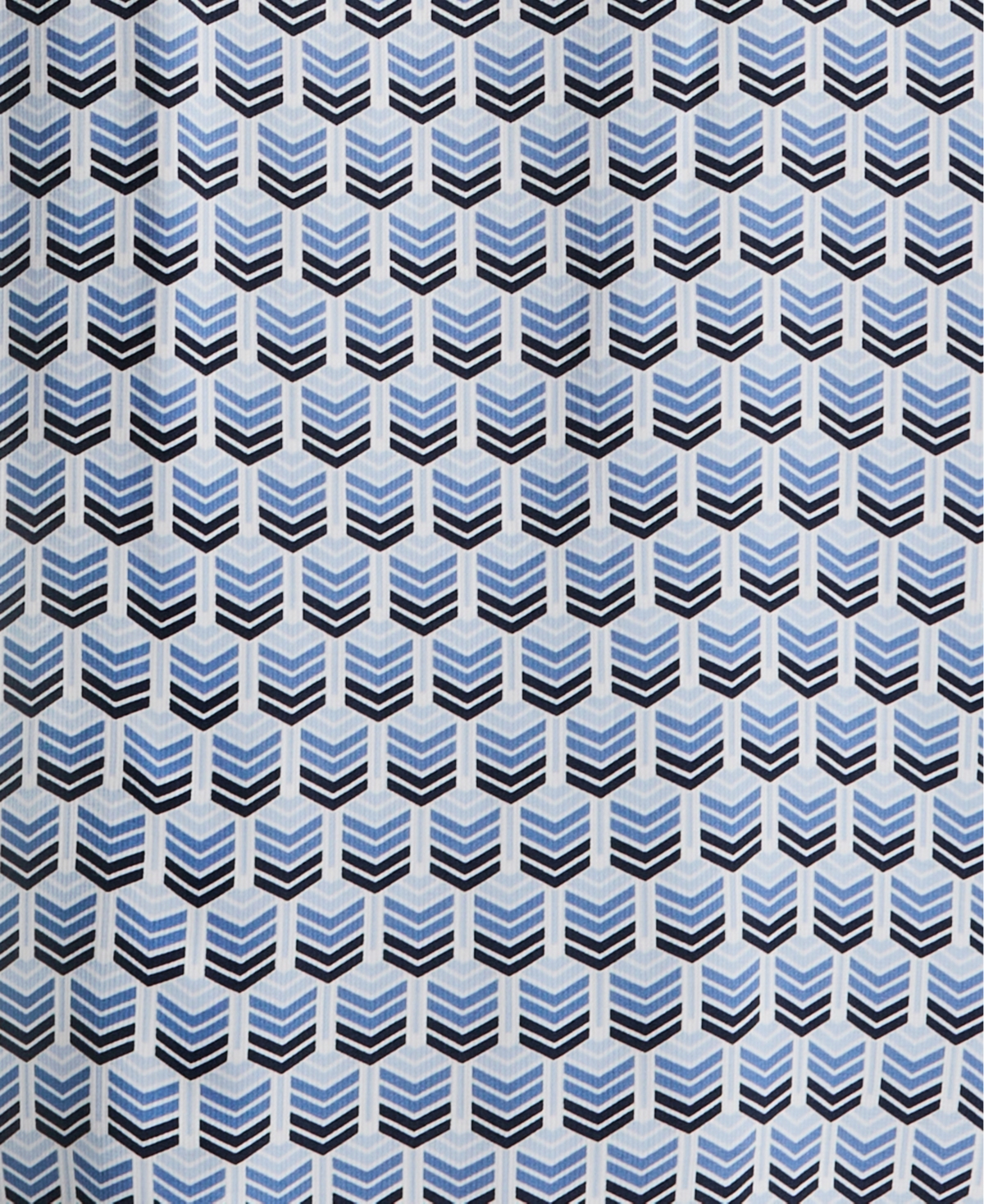 Perry Ellis Men's Dobby Short-Sleeve Print Camp Collar Shirt