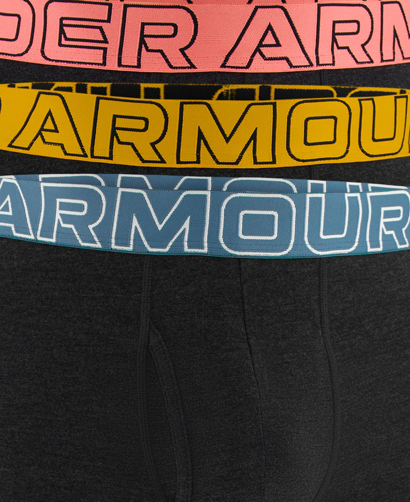 Трусы-боксеры Novelty для мужчин, 3 шт. — Under Armour, цвет: Чёрный — фото 5