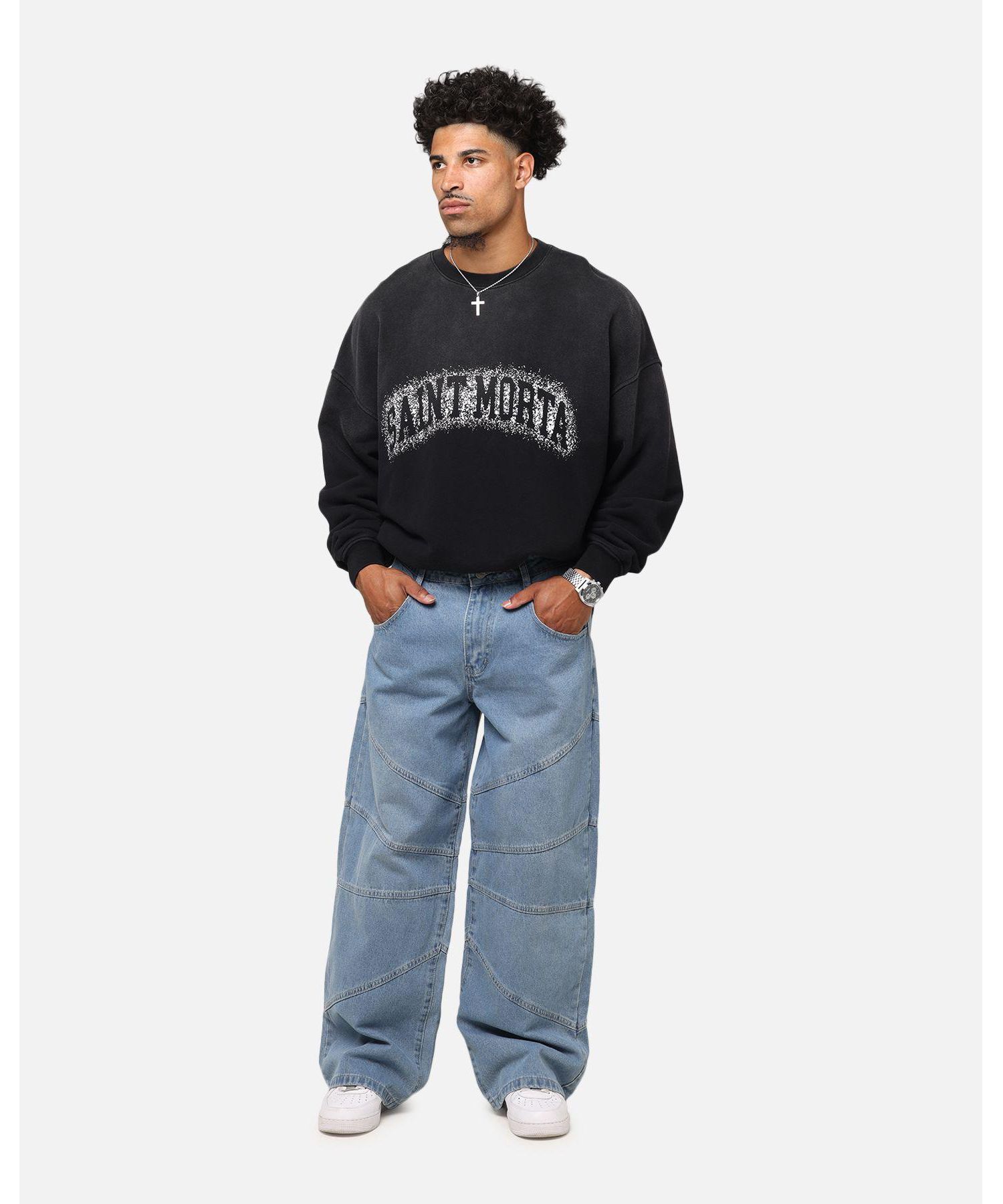 Men's Spray Logo Crewneck