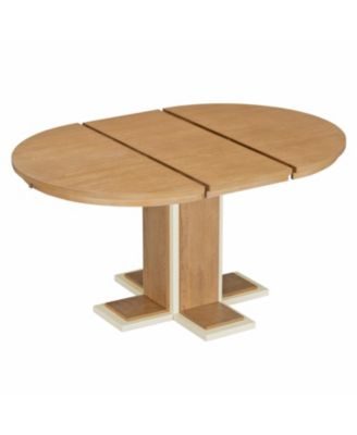 Extendable Oval Dining Table, Solid