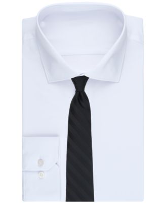 Men's Satin Stripe Solid Tie