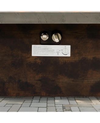 42" Gas Fire Pit Table, Rectangle, 50000BTU