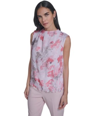 Women's Sleeveless Textured Top