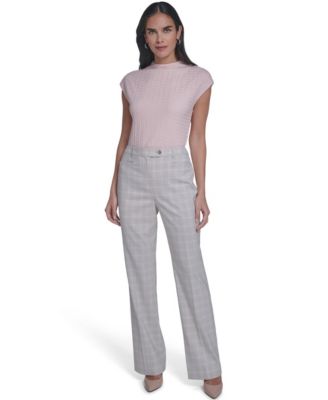 Women's Windowpane Modern Fit Pants