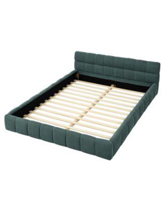 Queen Upholstered Platform Bed Frame