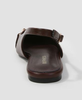 Women's Rio02 Slingback Flats with Gold-Tone Bit