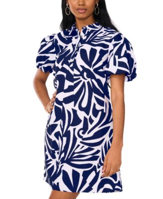 Women's Short-Sleeve Collared Dress