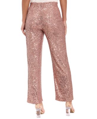Women's Sequin Pull-On Pants