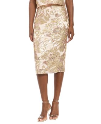 Women's Center Back Zipper Pencil Skirt