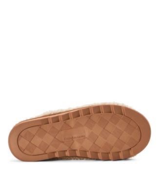 Women's Regina Teddy Double Band Slide Slipper