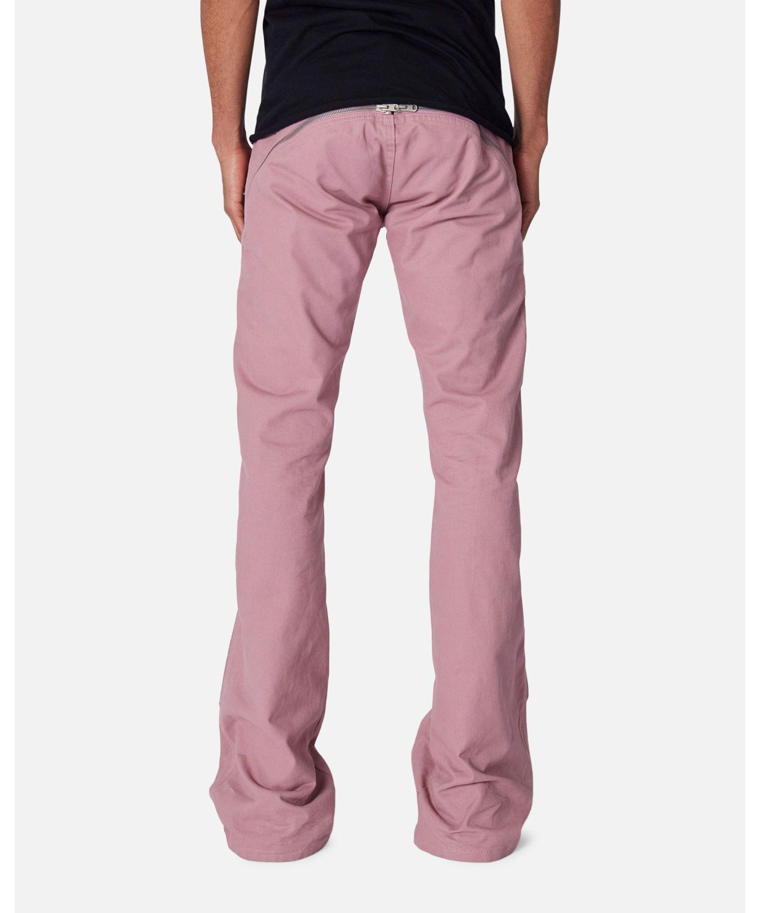 D519 Zipper Flare Denim Jeans