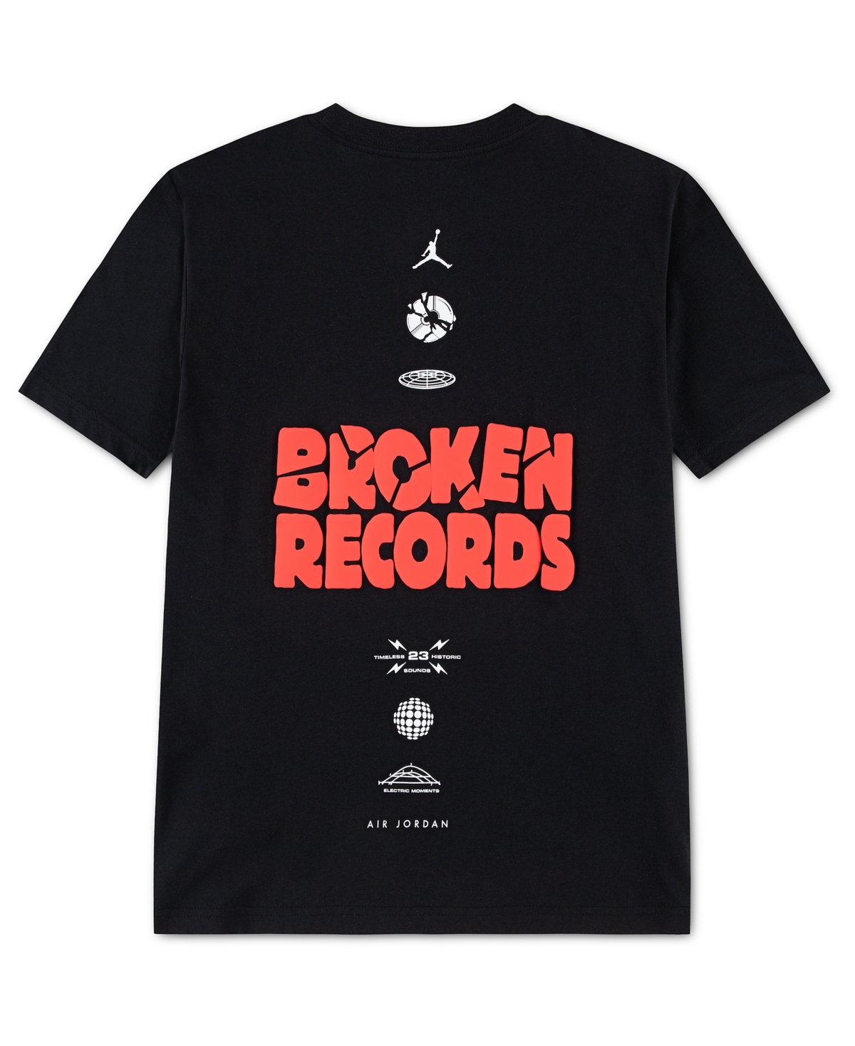 Jordan Boys' 8-20 Broken Records Crewneck T-Shirt