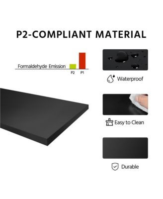 Wooden Bathroom Cabinet 32.5-Inch Height with 4 Drawers and Cupboard