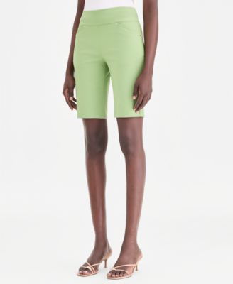 Women's Mid-Rise Pull-On Bermuda Shorts