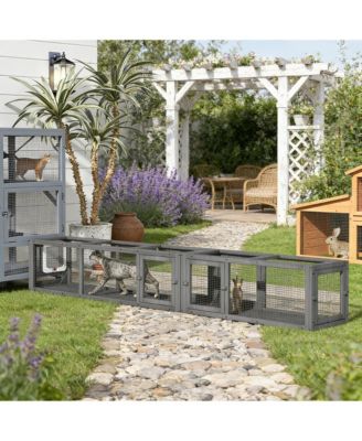 Wooden Cat Tunnel Cat Play Tunnel