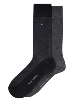 Men's Dress Reinforced Heel Crew Socks, 2-Pack