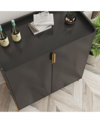 Streamdale Funiture Home wine bar cabinet with rack & shelf