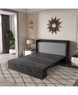 &acirc;€œ57&acirc;€³ Murphy Bed with Storage, Charging Cabinet & Foldable Panels&acirc;€