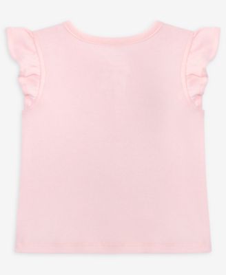 Girls' Toddler 2T-4T Lemon Squeezy Flutter-Sleeve T-Shirt