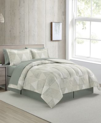 Hudson Geometric 8-Pc. Comforter Sets