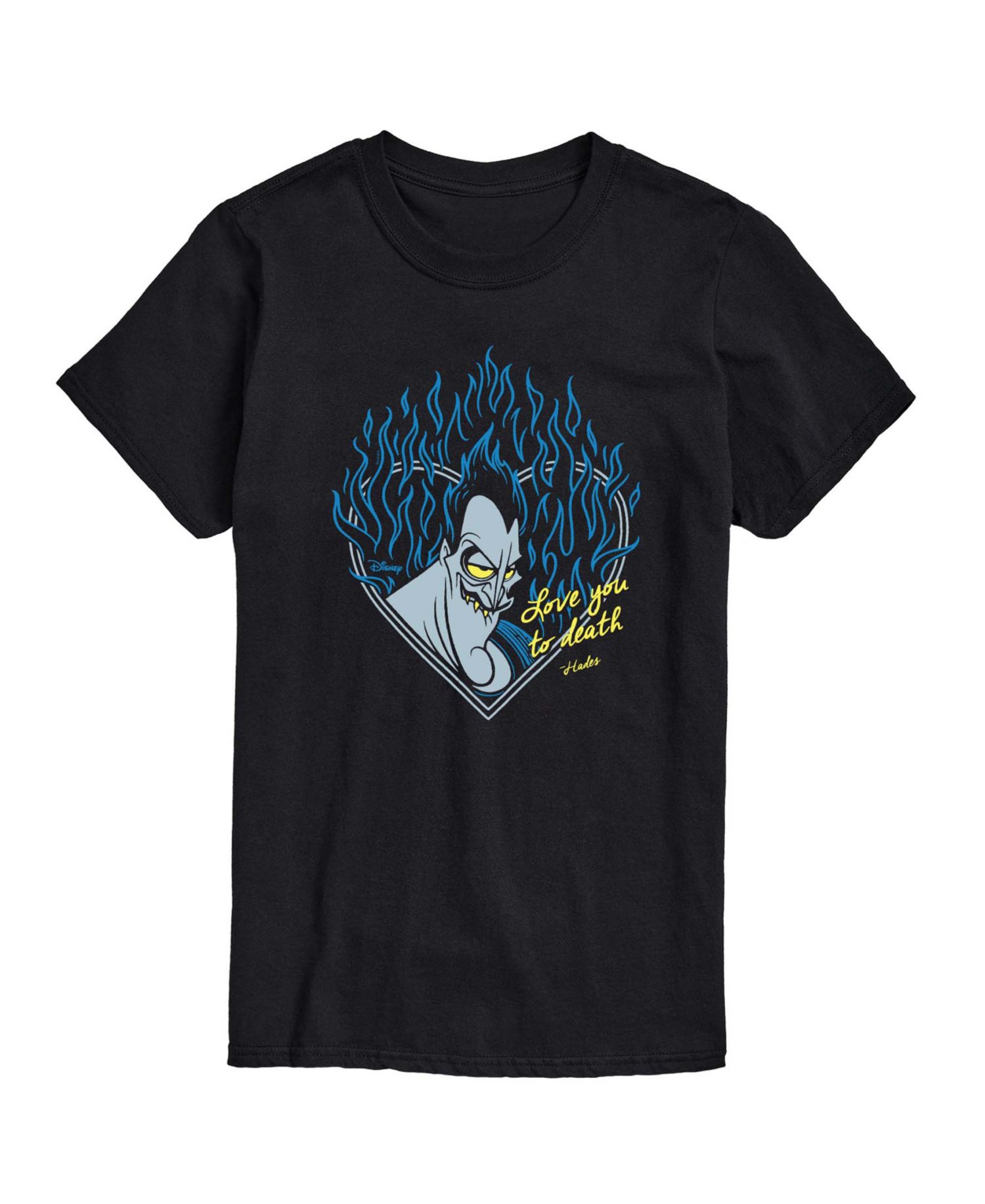 Men's Disney Villains Love You To Death Printed Short-Sleeve Graphic T-Shirt