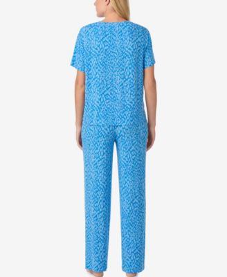 Women's Crewneck T-Shirt & Long Pants, 2-Piece Set