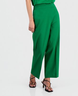 Women's Pull-On Linen-Blend Pants