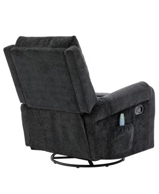 Manual Recliner Massage Chair w/ Side Storage Pocket