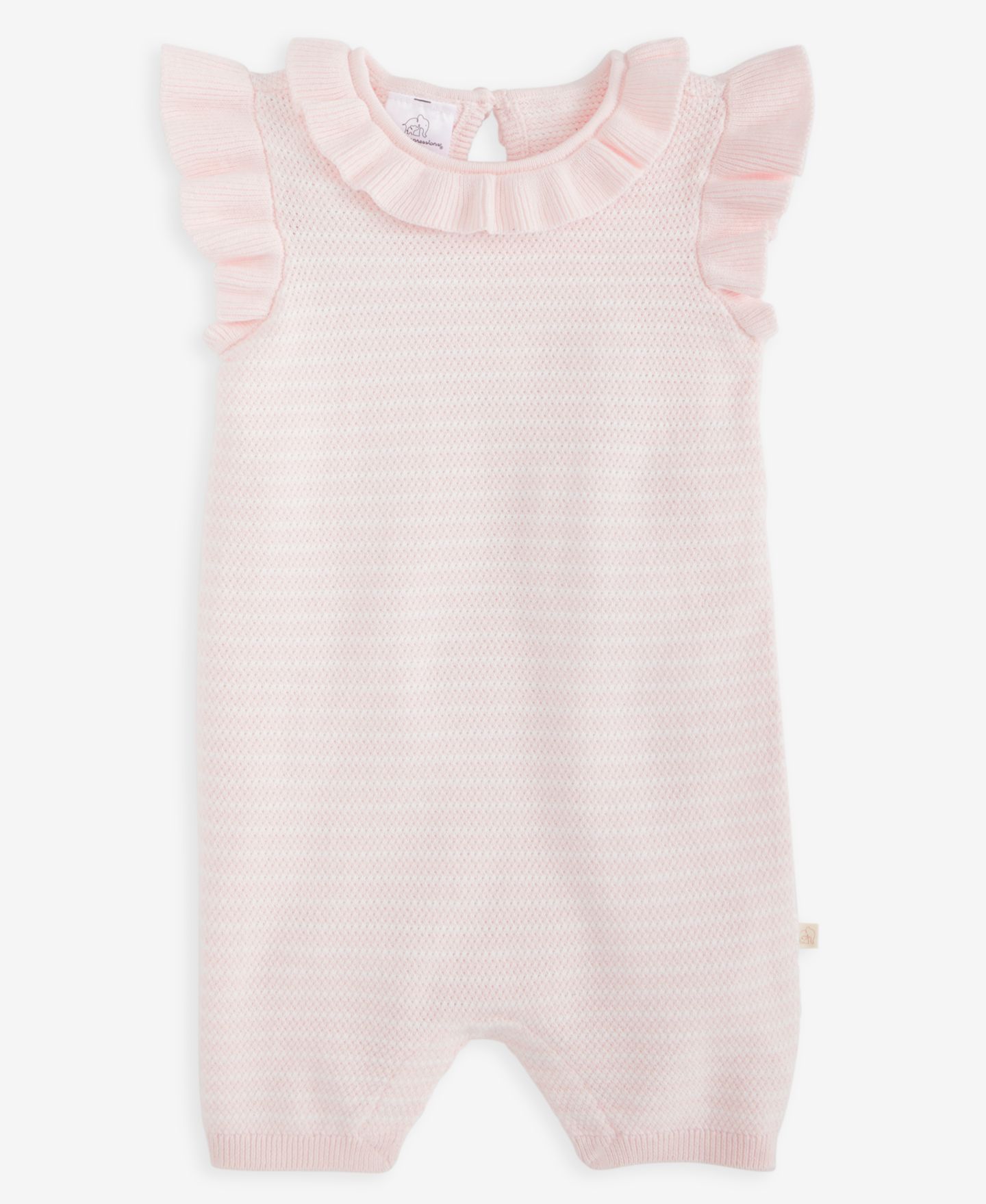 Комбинезон First Impressions Striped Cotton Knit Romper для девочек-малышей — фото 1