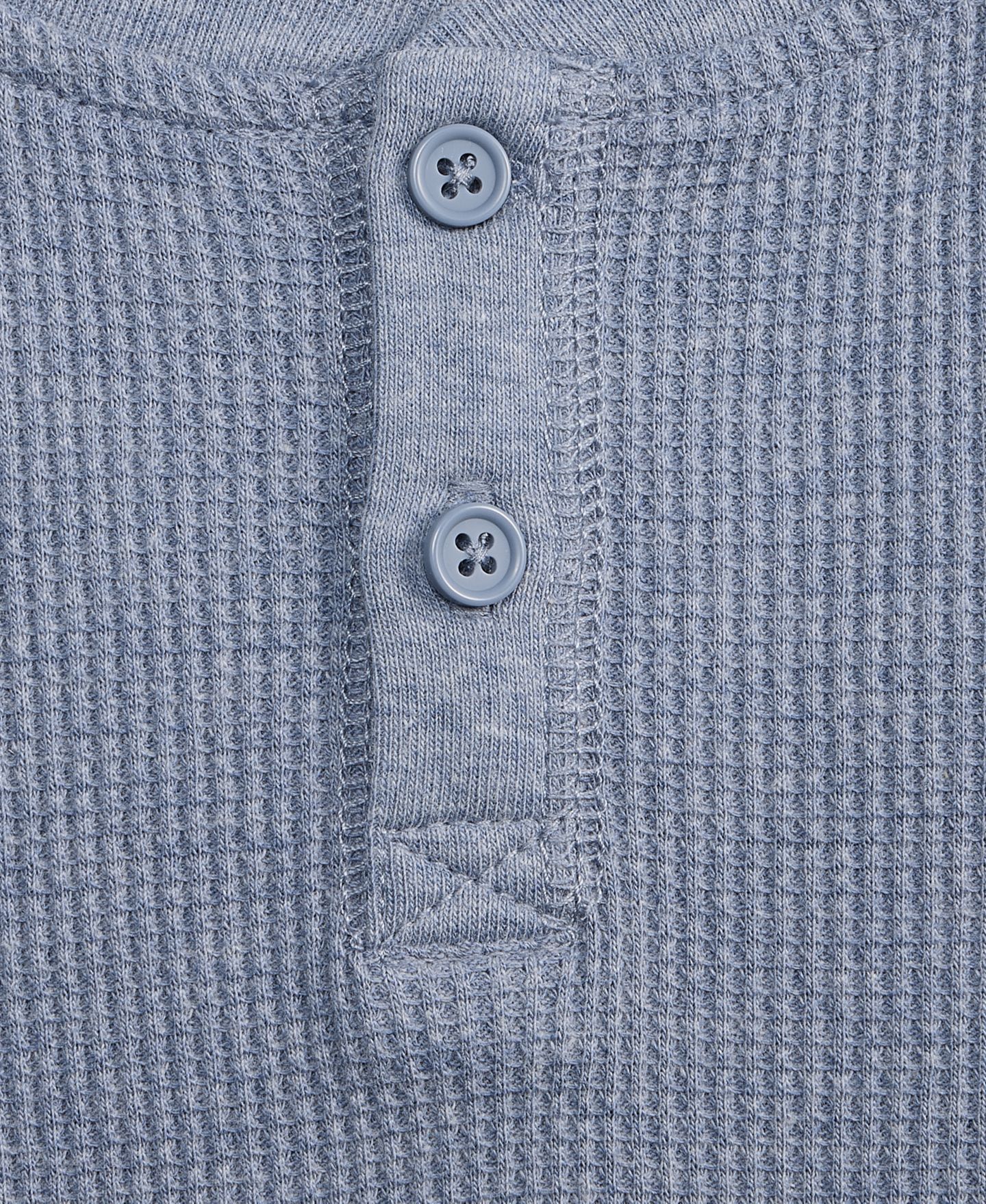 Футболка First Impressions Mix and Match Heathered Waffled Henley T-Shirt для мальчиков-малышей — фото 2