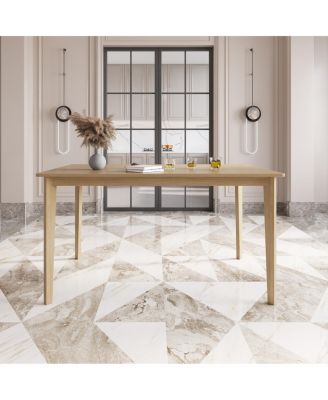  Solid wood dining table and chair set (5-piece