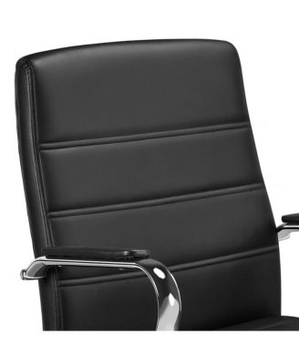 Mid-Back Office Chair PU Leather Office Executive Chair