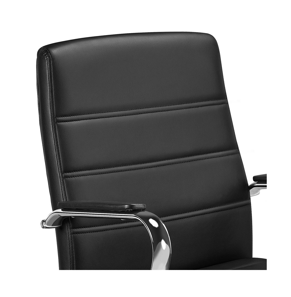 Yaheetech Mid-Back Office Chair Pu Leather Executive