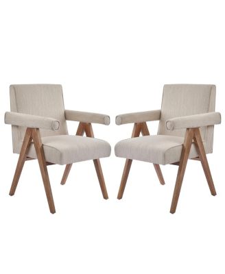 Poppy Fabric Dining ArmChair