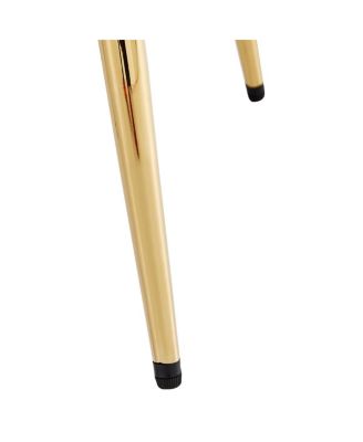 Modern Velvet Dining Chairs with Golden Legs (Set of 6)