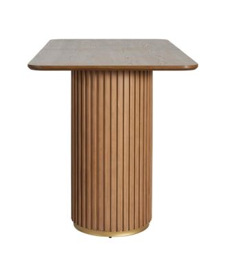 Mid-Century Industrial Counter Table for Dining or Living Room