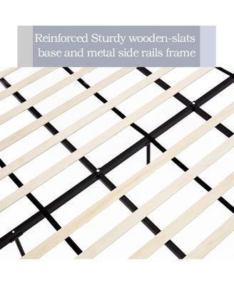 Streamdale  Furniture Harper Tall Upholstered Bed - California King, Textured Ivory Canvas