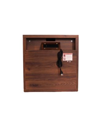 Streamdale Night Stand with Drawer Storage, Fluted Bed Side Table, Modern Wide Bedside Stand