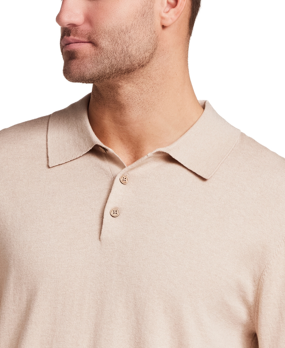Weatherproof Vintage Men's Long-Sleeve Polo Sweater
