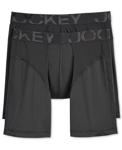 Jockey Men's Tagless Pro Performance Midway Briefs, 2-Pk.