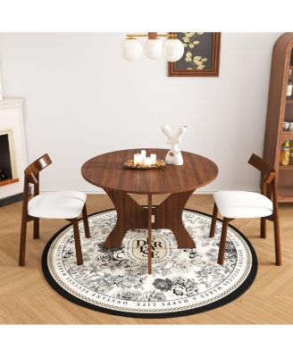 43" Folding Dining Table Set w/ 2 Chairs