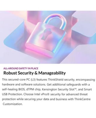 ThinkCentre M70q MFF Desktop Intel Core Ultra 5 32GB RAM Intel Graphics 1TB SSD Storage Windows 11 Pro
