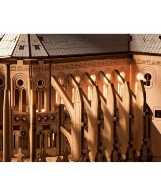 DIY 3D Wood Puzzle: Paris Cathedral 330 pieces