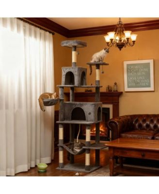 80" Tall Multi-Level Cat Tree Tower