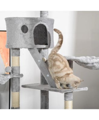 94.5-102.4" Height Adjustable Cat Tree